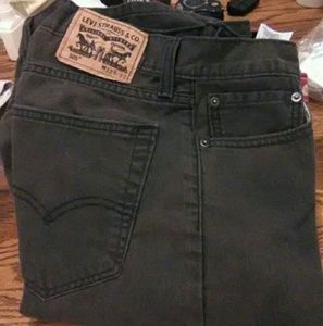 Men's Levi Strauss black 505 Jeans